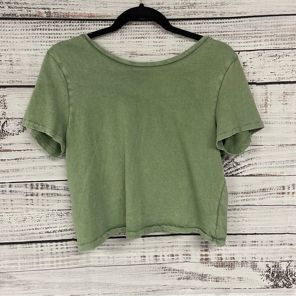 Aerie Cropped Tee Large